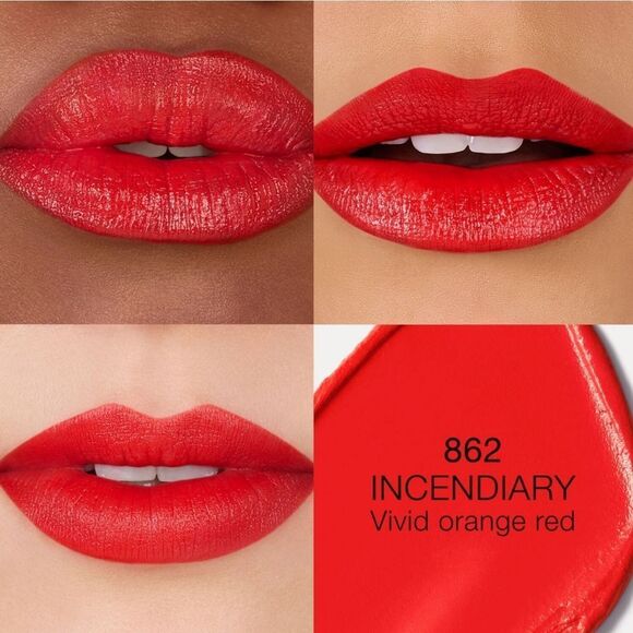 NARS Explicit Refillable Satin Lipstick - 862 Incendiary - Picture 2 of 10